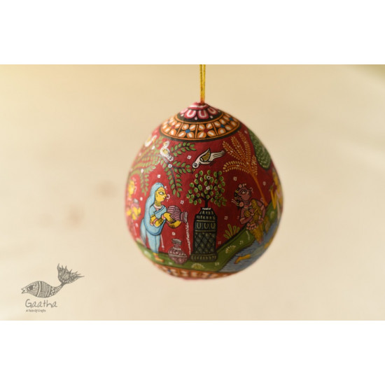 shop Hand Painted Coconut Hanging - Panihari