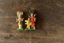 Handmade Wooden Fridge Magnet (Set of Two) - Shiv Shakti