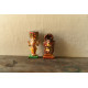 shop Handmade Wooden Fridge Magnet Brahma & Saraswati