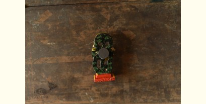 Handmade Wooden Fridge Magnet - Shiv