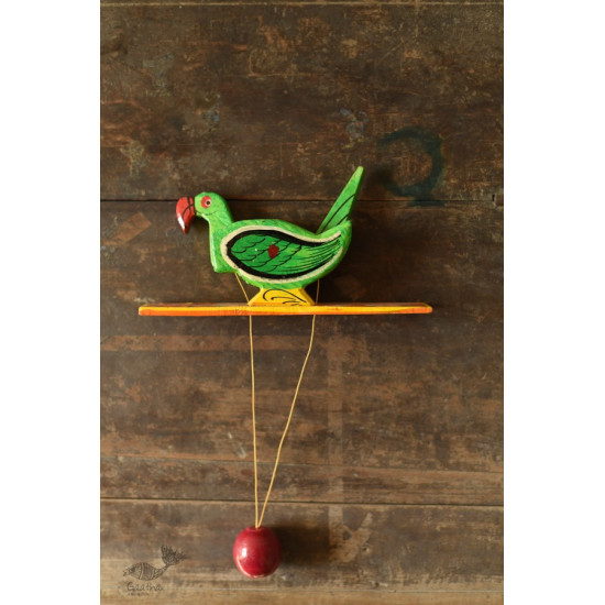 shop Handmade Wooden toy Parrot