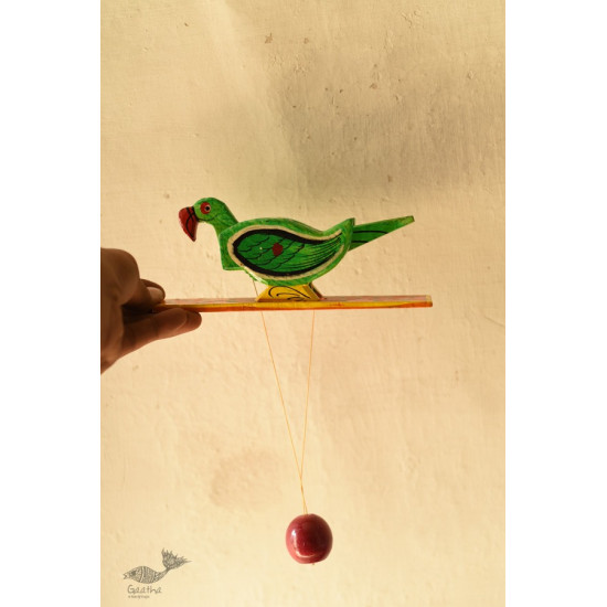 shop Handmade Wooden toy Parrot