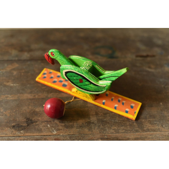 shop Handmade Wooden toy Parrot