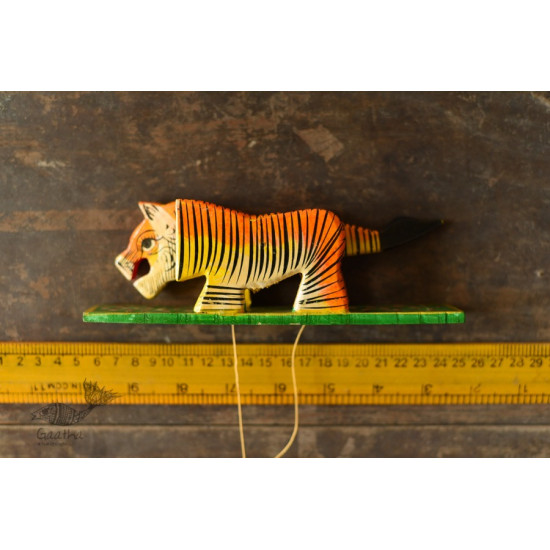 shop Handmade Wooden toy Tiger