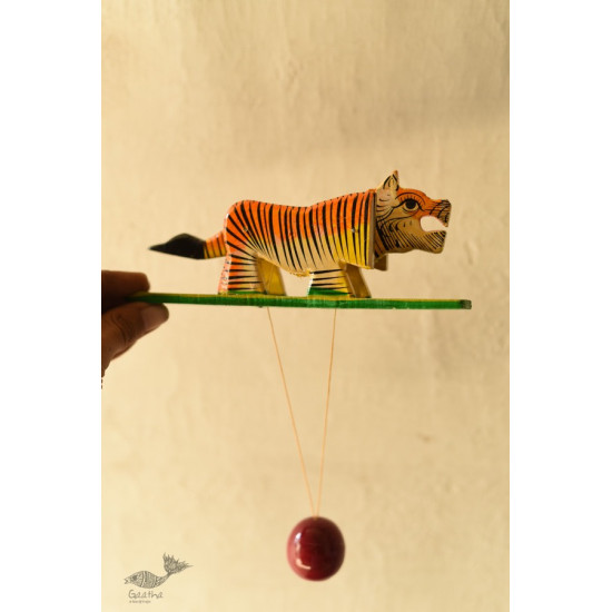 shop Handmade Wooden toy Tiger