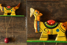 Handmade Wooden Scroll Toy - Camel 