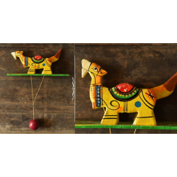 Handmade Wooden Scroll Toy - Camel 