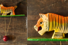 Handmade Wooden Toy - Tiger