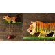 shop Handmade Wooden toy Tiger