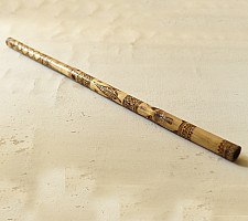 Bansuri . बाँसुरी ⠇Handcrafted Bamboo Revolving Flute - B