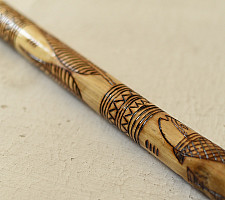 Bansuri . बाँसुरी ⠇Handcrafted Bamboo Revolving Flute - B