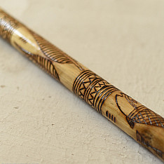 Bansuri . बाँसुरी ⠇Handcrafted Bamboo Revolving Flute - B