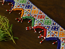 Shubh-Laabh | Glass Bead Door Toran - Diamond Design 