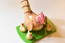 Nirmal Wooden Toy - Hen and Chicken