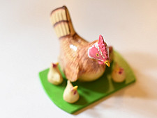 Nirmal Wooden Toy - Hen and Chicken