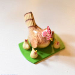 Nirmal Wooden Toy - Hen and Chicken