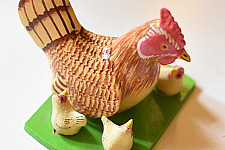 Nirmal Wooden Toy - Hen and Chicken