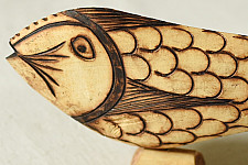 Burn Art | Tribal Wooden Art Pieces - Fish