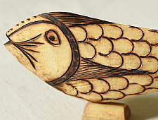 Burn Art | Tribal Wooden Art Pieces - Fish