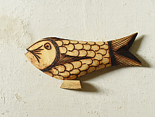Burn Art | Tribal Wooden Art Pieces - Fish