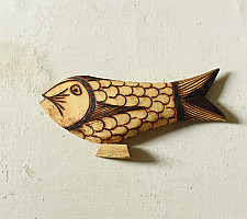 Burn Art | Tribal Wooden Art Pieces - Fish