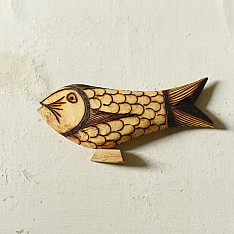 Burn Art | Tribal Wooden Art Pieces - Fish