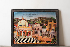 Memory Lines | Indian Antique Print | Ajmer Sharif Dargah  ( With Frame) 