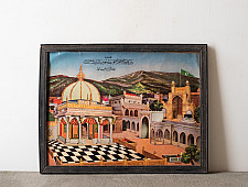 Memory Lines | Indian Antique Print | Ajmer Sharif Dargah  ( With Frame) 