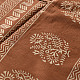 shop Bagru Printed Cotton Brown Saree