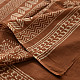 shop Bagru Printed Cotton Brown Saree