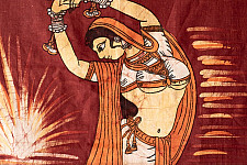 Batik Painting ~ Dancing Girl