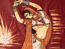 Batik Painting ~ Dancing Girl