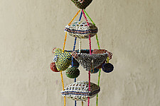 Prachin . प्राचीन ❦ Handmade Bead Work ~ Old Latkan Hanging - B