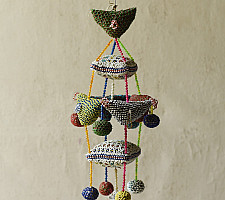 Prachin . प्राचीन ❦ Handmade Bead Work ~ Old Latkan Hanging - B