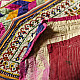 Gujrat Bead Work - Old & Antique Wall Hanging With Geometric Fabric Border - Laxmi