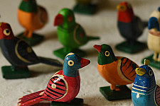 Wooden Non Toxic Toys | Birds ( Set of 12 )