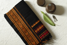 Sadaa . सदा ✡ Begampuri Cotton Saree - Black