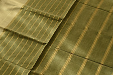 Rojana | Handloom Andhra Cotton Saree - Light Green