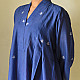 shop Jamdani - Handloom Cotton Blue Dress
