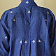 shop Jamdani - Handloom Cotton Blue Dress