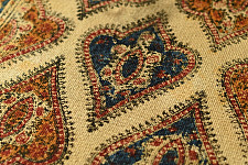 A finite infinity ❧ Kalamkari Natural Color Dhurrie ( 2 X 3 ) - B