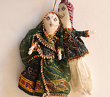 Dhingli | Cotton Handmade Kutchi Doll Set (Pair)