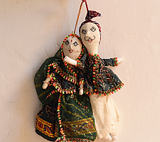 Dhingli | Cotton Handmade Kutchi Doll Set (Pair)