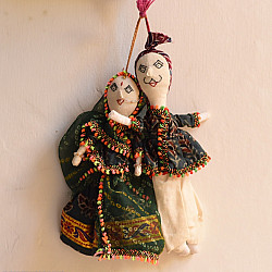 Dhingli | Cotton Handmade Kutchi Doll Set (Pair)