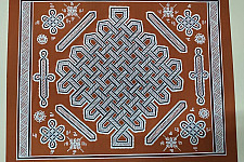 Mandana Art - Painting -  A Mat Design