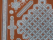 Mandana Art - Painting -  A Mat Design