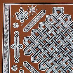 Mandana Art - Painting -  A Mat Design
