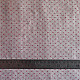 Hand Woven Fabric - Off White With Red Dots