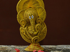 Dhaana Murti . Paddy Craft | Ganeshji ( Yellow )