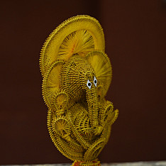 Dhaana Murti . Paddy Craft | Ganeshji ( Yellow )